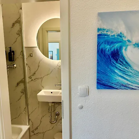 Apartamento 'die Welle', Netflix, Sonos, Zentral Nahe Helios Klinik Und Messe Duesseldorf Krefeld
