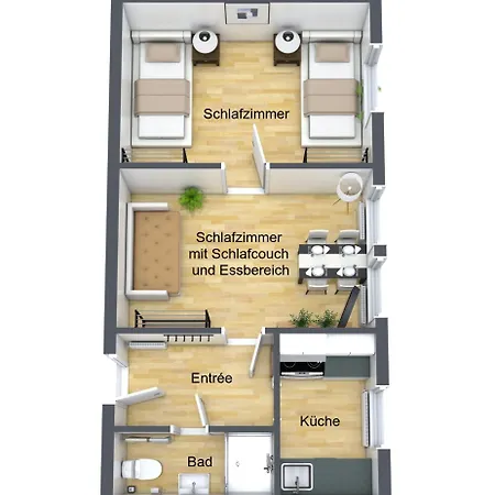 Apartment 'die Welle', Netflix, Sonos, Zentral Nahe Helios Klinik Und Messe Duesseldorf *